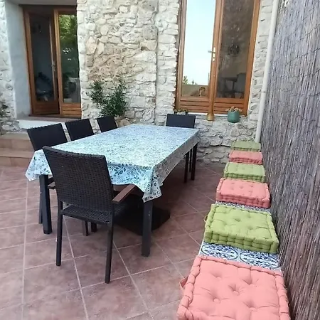 Maison De Village Cosy, Grande Terrasse Dominante * La Rouviere (Gard)